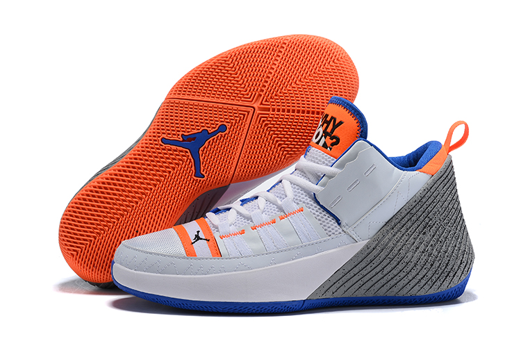 Jordan Why Not Zero.2 White Orange Blue Grey Shoes - Click Image to Close